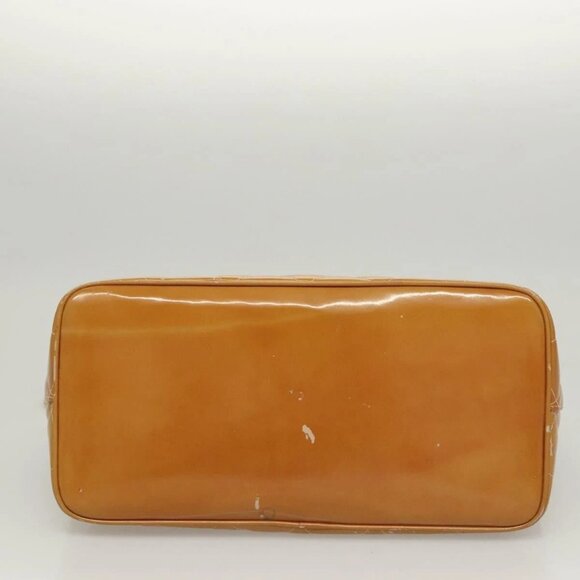 CHANEL Matelasse Reprint Tote Bag Patent leather Yellow Gold CC Auth 124110 - Picture 7 of 16